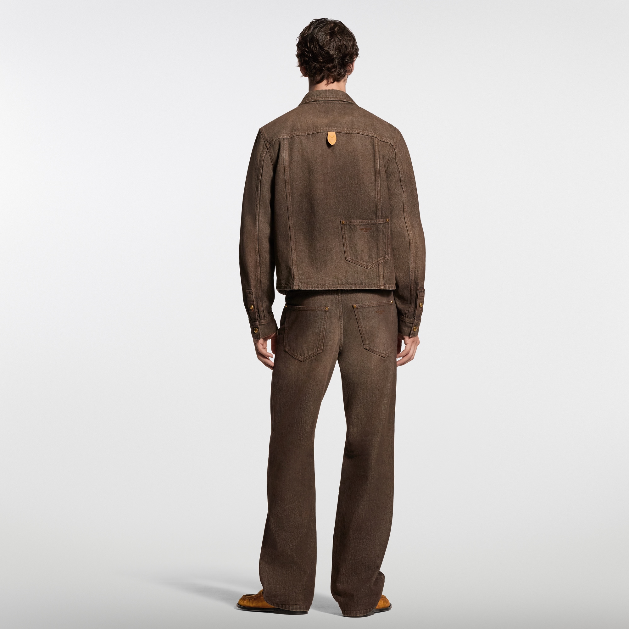 Coffee Indigo Denim Skate Pants - New - For Men | LOUIS VUITTON ®